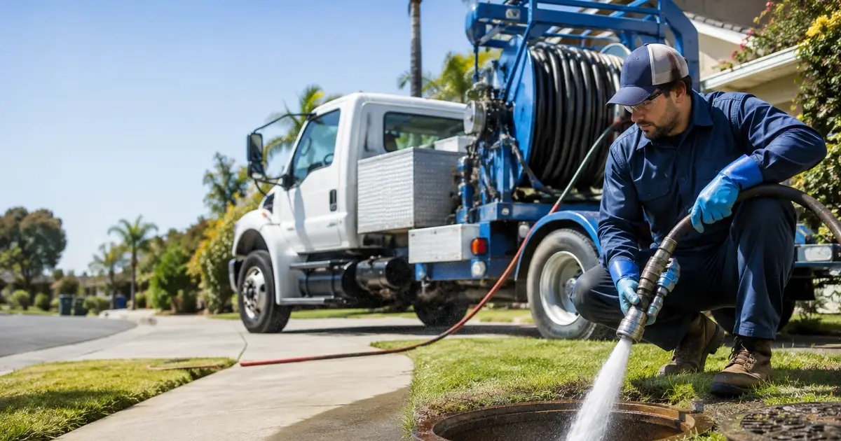 Hydro jet sewer cleaning Mira Loma