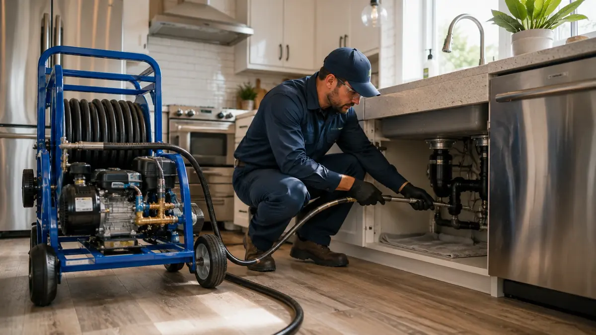 Kitchen Drain Hydro Jetting in Mira Loma