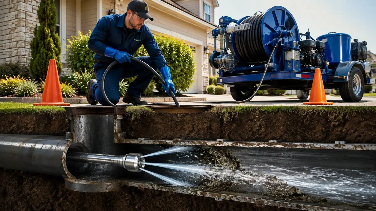 Main Sewer Line Hydro Jet Cleaning in Mira Loma