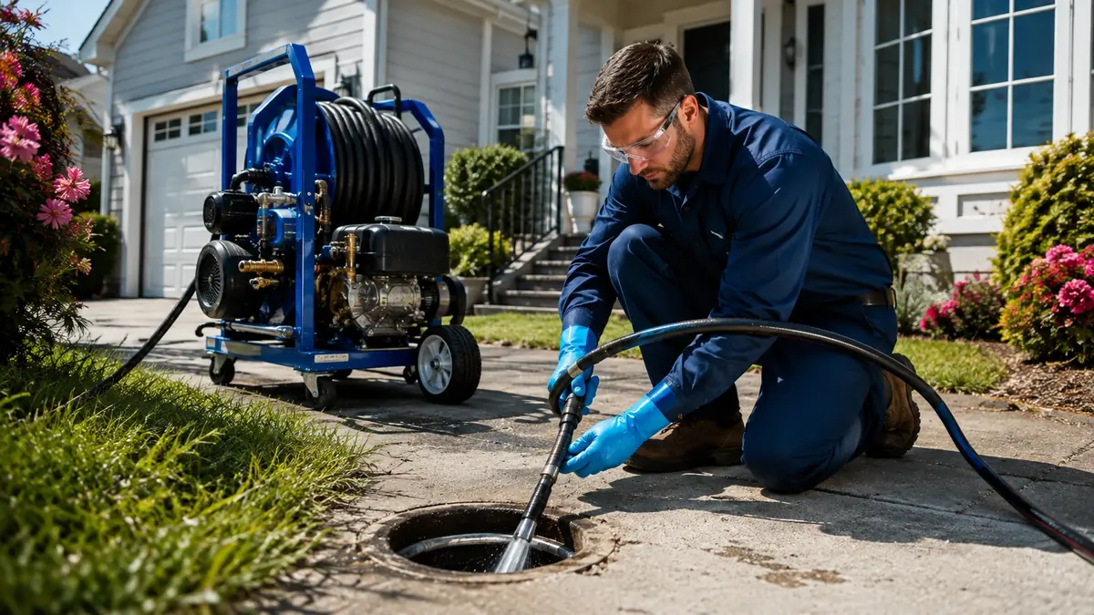 Residential Hydro Jet Drain Cleaning in Mira Loma