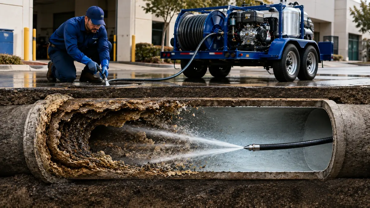 Sewer Pipe Descaling in Mira Loma